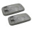 2Pcs Car Overhead Console Reading Lights Ceiling Lamp for 2004-2015 Roof Dome-Map Lamp Assembly 1