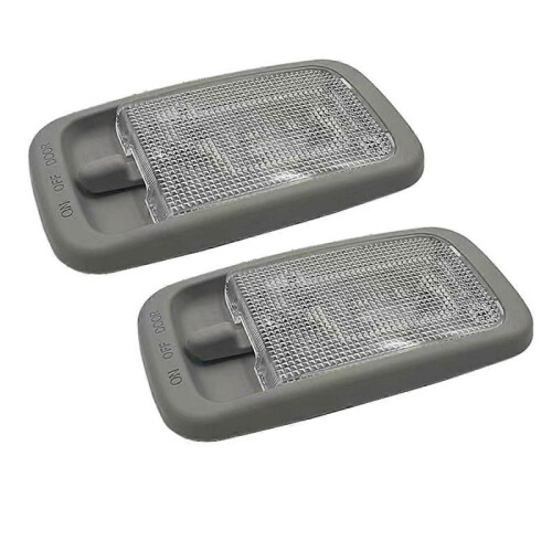 2Pcs Car Overhead Console Reading Lights Ceiling Lamp for 2004-2015 Roof Dome-Map Lamp Assembly