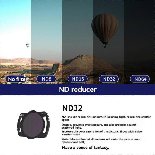 for Avata O3 ND Filter Kit Adjustable Gimbal Filter ND 8/16/32/64 for Enhanced Drone Photography 2