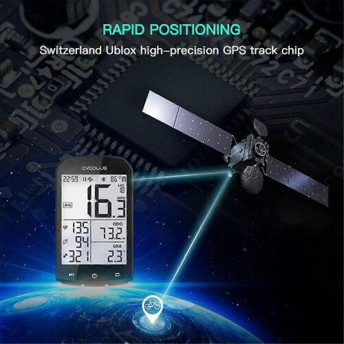 M1 GPS Bike Computer Wireless Waterproof Speedometer Odometer ANT+ Bluetooth Cycling Bicycle Acces 2