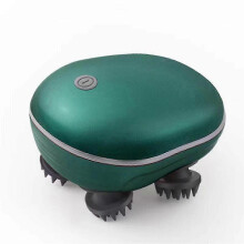 Electric Scalp Massager Red Light Therapy Antistress Relax Body Massage Remove Muscle Tension Tiredness,Green