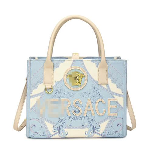 (Light blue) New trendy versatile one-shoulder crossbody bag handbag