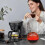 Electric Coffee Maker 750ml, 6-Cup Drip Coffee Machine with Anti-Drip Function, Borosilicate Glass 5