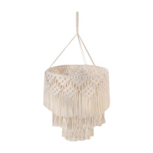 Macrame Pendant Light Cover for Nursery Decoration