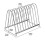 Vinyl Record Display Rack Reading Rack Home Storage Desktop Storage CD Storage Record Rack 15 Slots 3