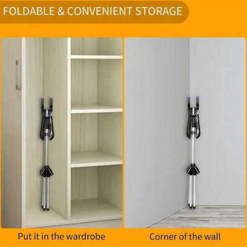 Foldable Garment Steamer Stand with Ironing Gloves for Clothes,Adjustable Steamer Rack with Two Cli 2