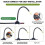 360 Adjustable Drip Irrigation System - 50FT Garden Watering System with 15 Nozzles, Garden Irriga 4