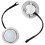 2pcs Range Hood Light Bulbs, Stainless Steel Range Hood LED Light Replacement Recessed Kitchen Range Hood Light 1