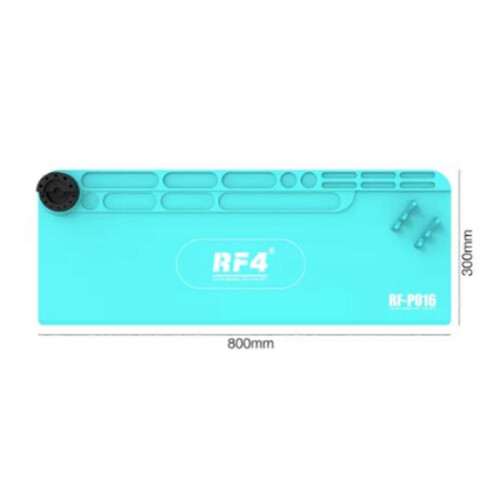 -PO16 Heat Insulation Silicone Pad Desk Mat with Screwdriver Storage Box Mobile Phone Fixed Holder 1