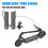 Handlebar Turning Light for Mi4 MAX Electric Scooter Handle Grips Tail Light Accessories 4