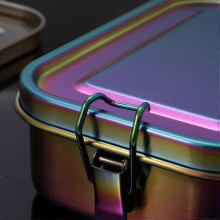 Stainless Steel Bento Box Leakproof Kids Lunch Box with Removable Divider for School & Work