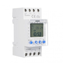 2 Channel Digital Timer Switch AHC812 16A 230V Weekly Programmable DIN Rail Mount Time Control