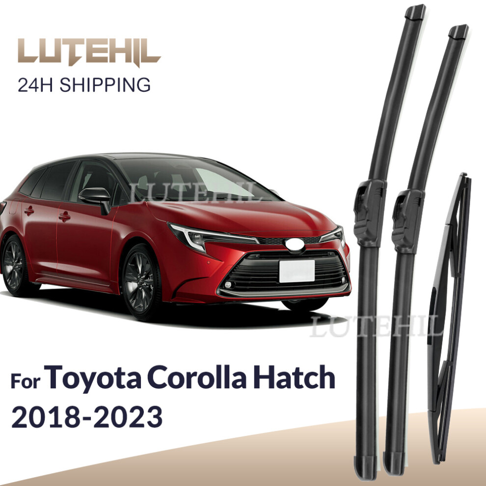 For Toyota Corolla Hatch 2018-2023 2019 2020 2021 Wiper Front&Rear Wiper Blades Windshield Windscreen Window Brushes 28" 14" 12"-image-OPC-PHXZKBX-NEW