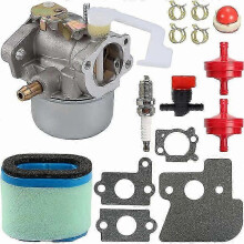 698055 Replacement Carburetor for Briggs & Stratton 690152 694203 121602 121607 121612 Engines with 697029 690610 Air Filter Gaskets Fuel Filter
