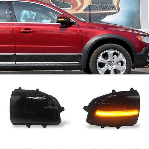 LED Dynamic Turn Signal Light Side Mirror Sequential Blinker for  XC70 2007-2015 XC90 2007-2014