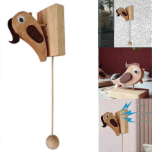 Woodpecker Door Knocker - Handcrafted Wooden Door Knocker for Home Decoration S2024123010656