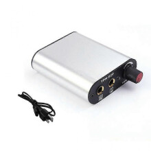 (US Plug, Silver) Professional Mini Tattoo Power Supply & Motor for Tattoo Machines - Compact & Reliable