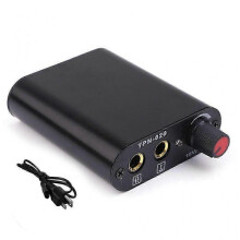 (US Plug, Black) Professional Mini Tattoo Power Supply & Motor for Tattoo Machines - Compact & Reliable
