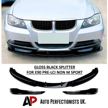 For BMW 3 Series NON M Sport E90 E91 PRE-LCI Front Splitter Spoiler 04-8