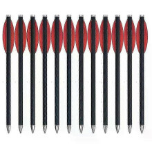 65 Inch Crossbow Arrows for Hunting - Carbon Fiber Archery Bolts 6/12/24pcs for Outdoor Sports & Target Shooting