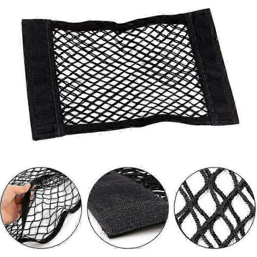 4 Pack Universal Car Trunk Storage Net 40x25cm for Vehicles, Motorhomes, RVs, Caravans 1