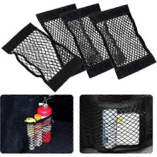 4 Pack Universal Car Trunk Storage Net 40x25cm for Vehicles, Motorhomes, RVs, Caravans