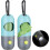 2 Pack Dog Poop Bag Holder Dispenser with LED Light for Walking Pets 1