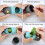 2 Pack Dog Poop Bag Holder Dispenser with LED Light for Walking Pets 3