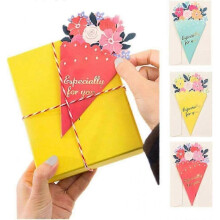 9pcs Floral Greeting Cards Set - 3 Designs with Envelopes, Postcard Style Bouquet Correspondence Cards