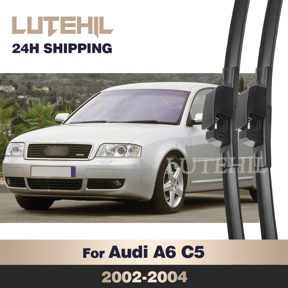 For Audi A6 C5 4B 2002-2004 2003 Wiper Front Wiper Blades Windshield Windscreen Window Brush 22" 22" 6935158875986