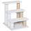 PawHut PawHut Pet Stair with 3-step Climb Ladder, Scratching Posts, White 9