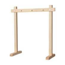 (S) Wooden Chime Stand, Gong Holder, Jewelry Display Stand - Lightweight & Easy to Assemble for Yoga, Meditation & Tea Room Decor