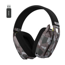 Wireless Noise Cancelling Gaming Headset for PS4 PS5 PC Mac Bluetooth Gaming Headphones