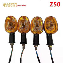 (4 piece) 1Pc Front & Rear Chopper Turn Signal Light Cafe Racer Indicator Blinker Tail Flasher Lamp for Dax ST CT Z50 50 70 125cc
