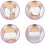 12pcs Lace Clip-on Mock Camisole Bra Insert Modesty Panel Vest for Women Gift 3