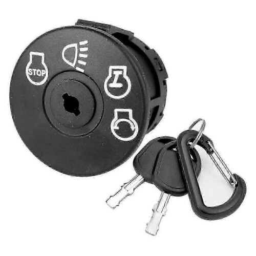John Deere 925-1741 Ignition Switch with Key, 7-Pin Replacement for Riding Lawn Mower Tractor