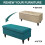 Stretch Soft Removable Washable Elastic Ottoman Cover for Cats Medium Size 5