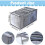 2pcs Clothes Drawer Organisers, 7 Grids Large Size Wardrobe Storage Organiser Clothes Storage Boxes Foldable 2