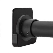 No Drill Shower Curtain Rod Tension Mount - 2 Pack, Adjustable Bathroom Hooks for Easy Installation