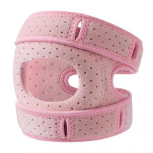 (S M, Pink) Patellar Tendon Support Strap Knee Brace with Side Stabilizers for Knee Pain Relief & Decompression