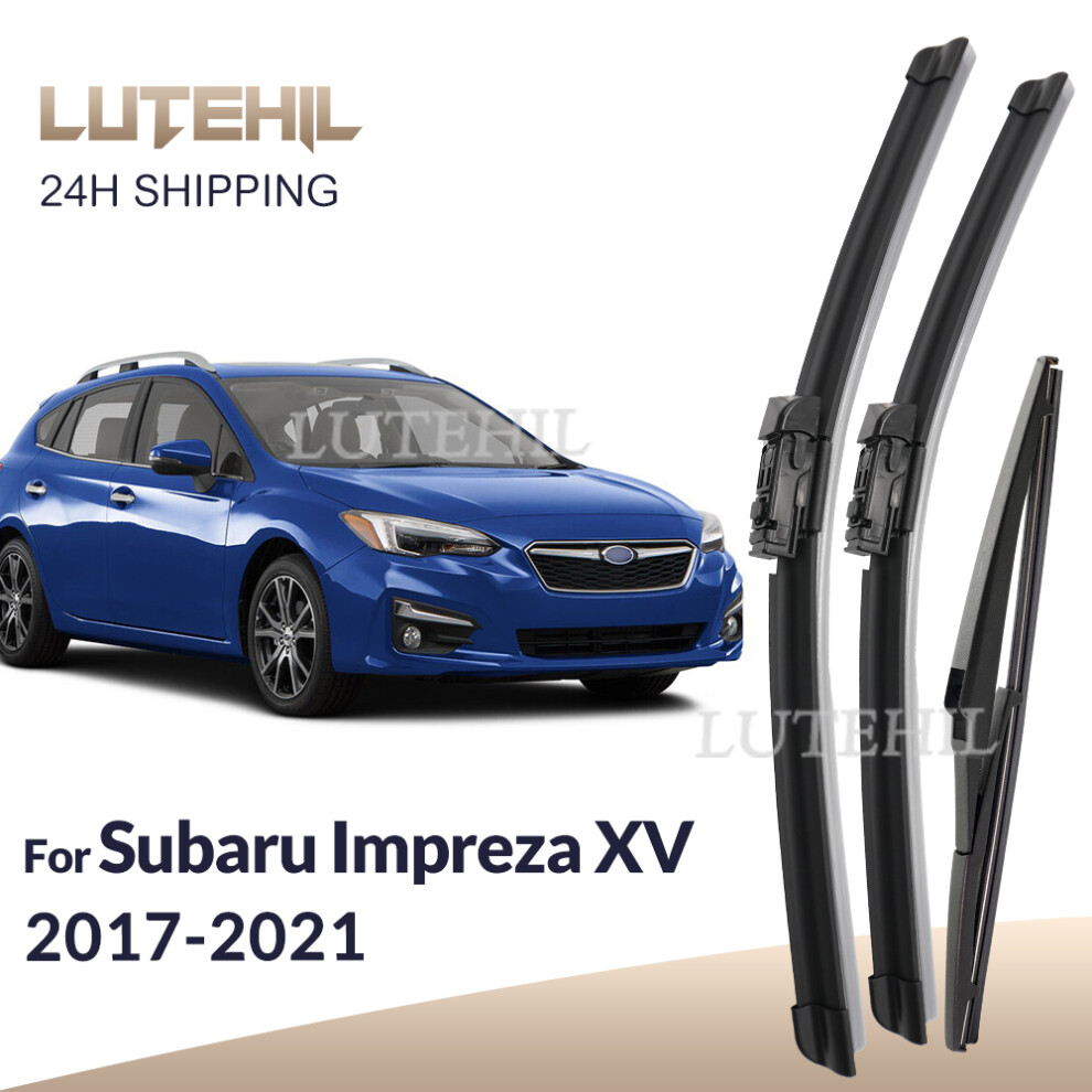 For Subaru Impreza Xv Gk Gt 2017-2021 2018 2019 2020 Wiper Front & Rear Wiper Blades Windshield Windscreen Window 26" 16" 14" 6935158877621