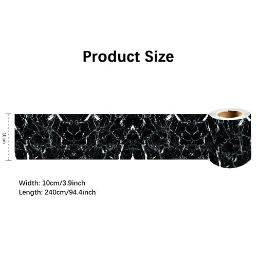 (05) Waterproof Skirting Line Self Adhesive Borders Trim Line Wall Sticker Kitchen