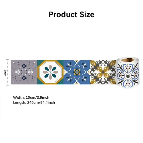 (09) Waterproof Skirting Line Self Adhesive Borders Trim Line Wall Sticker Kitchen