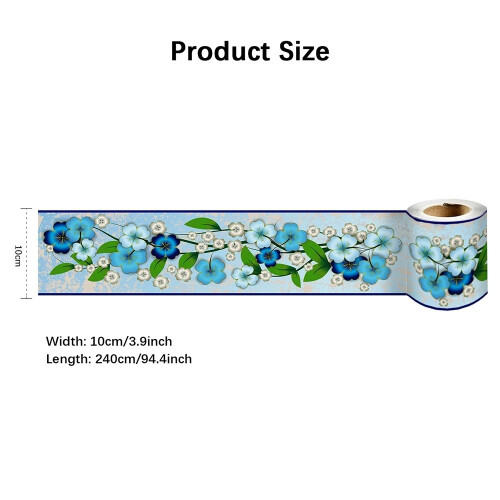 (14) Waterproof Skirting Line Self Adhesive Borders Trim Line Wall Sticker Kitchen