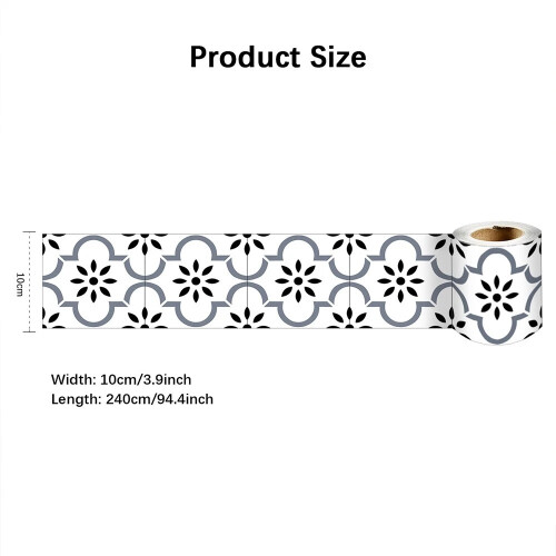 (17) Waterproof Skirting Line Self Adhesive Borders Trim Line Wall Sticker Kitchen
