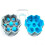 Dice-sd Ice Dice Silic Mold Durable Reusable Safe Mould with 7 Ice Dice Rat Kit A 6