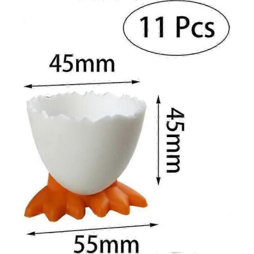 11 Pcs Cartoon Egg Holders for Soft & Hard Boiled Eggs - Fun Breakfast Egg Cups 1