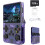 (Purple-128G) R36S Retro Handheld Game Console with 3.5" IPS Display,64/128GB and 21,000 Classic Games, Open Source Linux System,Screen Portable Pocket Video Player 1