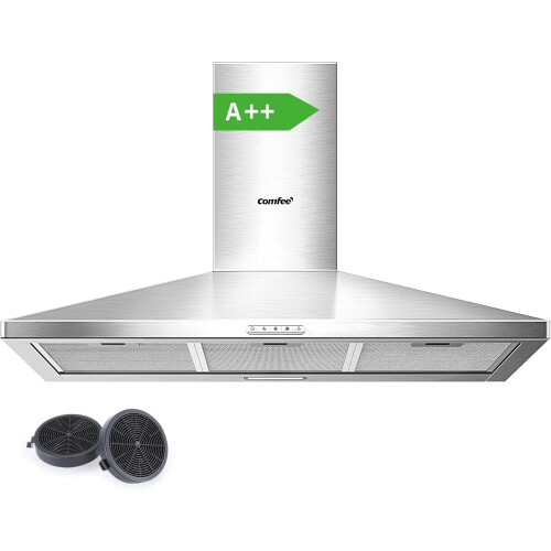 Living And Home 90 cm Chimney Cooker Hood Class A++ Extractor Hood 1