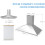 Living And Home 90 cm Chimney Cooker Hood Class A++ Extractor Hood 9